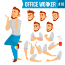 پیش‌نمایش فایل animation-creation-set-of-business-man-with-different-face-emotions-1 از پک کارکنان اداری