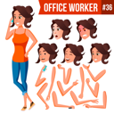 پیش‌نمایش فایل animation-creation-set-of-businesswoman-with-different-face-emotions-2 از پک کارکنان اداری