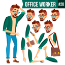 پیش‌نمایش فایل animation-creation-set-of-freelancer-with-different-face-emotions-2 از پک کارکنان اداری