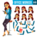 پیش‌نمایش فایل animation-creation-set-of-lady-employee-with-different-face-emotions-1 از پک کارکنان اداری