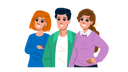 پیش‌نمایش فایل happy-team-group-10768300 از پک کاراکترها افراد کسب‌وکار