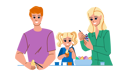 پیش‌نمایش فایل family-decorate-easter-egg-10768819 از پک دختر پسر مادر پدر خانواده
