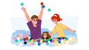 پیش‌نمایش فایل family-enjoy-fun-time-10768825 از پک دختر پسر مادر پدر خانواده