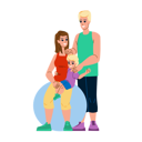 پیش‌نمایش فایل family-fitness-10768831 از پک دختر پسر مادر پدر خانواده