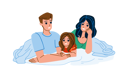 پیش‌نمایش فایل family-resting-in-bedroom-togetherness-10768798 از پک دختر پسر مادر پدر خانواده