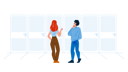 پیش‌نمایش فایل boy-and-girl-choosing-door-10769579 از پک افراد کسب‌وکار استراتژی
