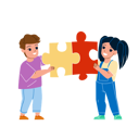 پیش‌نمایش فایل boy-and-girl-kids-are-playing-puzzle-together-10769262 از پک پسر کودک و دختر