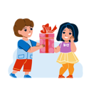 پیش‌نمایش فایل boy-give-gift-to-girl-friend-on-birthday-10769237 از پک پسر کودک و دختر