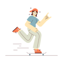 پیش‌نمایش فایل boy-enjoying-skateboard-12136797 از پک عادت های سبک زندگی شاد