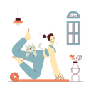 پیش‌نمایش فایل girl-doing-yoga-12136802 از پک عادت های سبک زندگی شاد