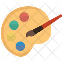 پیش‌نمایش فایل paint-palette-and-brush-1818681 از پک ابزار طراحی
