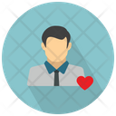 پیش‌نمایش فایل male-user-with-heart-2639813 از پک اجتماعی