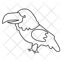 پیش‌نمایش فایل crow از پک جانور جی آی (LINE)