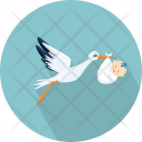 پیش‌نمایش فایل stork-1 از پک حیوان (فلت)