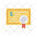 پیش‌نمایش فایل certificate-278 از پک کسب‌وکار و اداره – آیکن‌های فلت