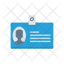 پیش‌نمایش فایل idcard-2 از پک کسب‌وکار و اداره – آیکن‌های فلت