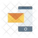 پیش‌نمایش فایل mobile-email از پک کسب‌وکار و اداره – آیکن‌های فلت