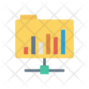 پیش‌نمایش فایل network-connected-folder از پک کسب‌وکار و اداره – آیکن‌های فلت