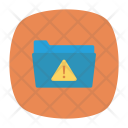 پیش‌نمایش فایل folder-alert از پک کسب‌وکار و اداره – سبک فلت گوشه‌گرد
