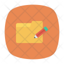 پیش‌نمایش فایل edit-folder-4 از پک کسب‌وکار و اداره – سبک فلت گوشه‌گرد