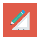 پیش‌نمایش فایل design-tool-6 از پک کسب‌وکار و اداره – آیکن‌های فلت مربعی