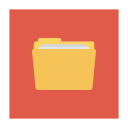 پیش‌نمایش فایل folder-1263 از پک کسب‌وکار و اداره – آیکن‌های فلت مربعی