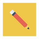 پیش‌نمایش فایل pencil-641 از پک کسب‌وکار و اداره – آیکن‌های فلت مربعی