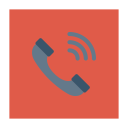 پیش‌نمایش فایل phone-1608 از پک کسب‌وکار و اداره – آیکن‌های فلت مربعی