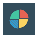 پیش‌نمایش فایل pie-chart-147 از پک کسب‌وکار و اداره – آیکن‌های فلت مربعی