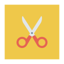 پیش‌نمایش فایل scissors-154 از پک کسب‌وکار و اداره – آیکن‌های فلت مربعی