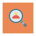 پیش‌نمایش فایل search-profile-1 از پک کسب‌وکار و اداره – آیکن‌های فلت مربعی
