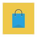 پیش‌نمایش فایل shopping-bag-30 از پک کسب‌وکار و اداره – آیکن‌های فلت مربعی