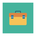 پیش‌نمایش فایل briefcase-588 از پک کسب‌وکار و اداره – آیکن‌های فلت مربعی