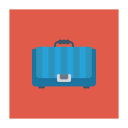 پیش‌نمایش فایل briefcase-590 از پک کسب‌وکار و اداره – آیکن‌های فلت مربعی