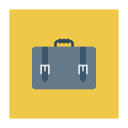 پیش‌نمایش فایل briefcase-591 از پک کسب‌وکار و اداره – آیکن‌های فلت مربعی