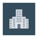 پیش‌نمایش فایل building-2060 از پک کسب‌وکار و اداره – آیکن‌های فلت مربعی