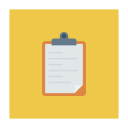 پیش‌نمایش فایل clipboard-490 از پک کسب‌وکار و اداره – آیکن‌های فلت مربعی