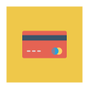 پیش‌نمایش فایل debitcard-3 از پک کسب‌وکار و اداره – آیکن‌های فلت مربعی