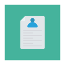 پیش‌نمایش فایل employee-details-4 از پک کسب‌وکار و اداره – آیکن‌های فلت مربعی