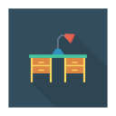 پیش‌نمایش فایل desk-280 از پک کسب‌وکار و اداره – سبک فلت مربعی سایه‌دار