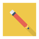 پیش‌نمایش فایل pencil-647 از پک کسب‌وکار و اداره – سبک فلت مربعی سایه‌دار