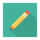 پیش‌نمایش فایل pencil-649 از پک کسب‌وکار و اداره – سبک فلت مربعی سایه‌دار