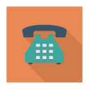 پیش‌نمایش فایل phone-1611 از پک کسب‌وکار و اداره – سبک فلت مربعی سایه‌دار