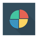 پیش‌نمایش فایل pie-chart-149 از پک کسب‌وکار و اداره – سبک فلت مربعی سایه‌دار