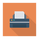 پیش‌نمایش فایل printer-468 از پک کسب‌وکار و اداره – سبک فلت مربعی سایه‌دار