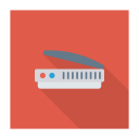 پیش‌نمایش فایل router-191 از پک کسب‌وکار و اداره – سبک فلت مربعی سایه‌دار