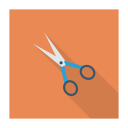 پیش‌نمایش فایل scissors-157 از پک کسب‌وکار و اداره – سبک فلت مربعی سایه‌دار