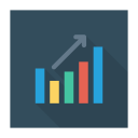 پیش‌نمایش فایل analytics-874 از پک کسب‌وکار و اداره – سبک فلت مربعی سایه‌دار