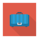 پیش‌نمایش فایل briefcase-599 از پک کسب‌وکار و اداره – سبک فلت مربعی سایه‌دار