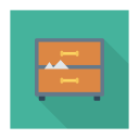 پیش‌نمایش فایل drawer-261 از پک کسب‌وکار و اداره – سبک فلت مربعی سایه‌دار